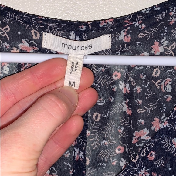 Floral open shoulder Maurices dress - Picture 4 of 7